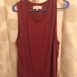 Loft maroon tank top